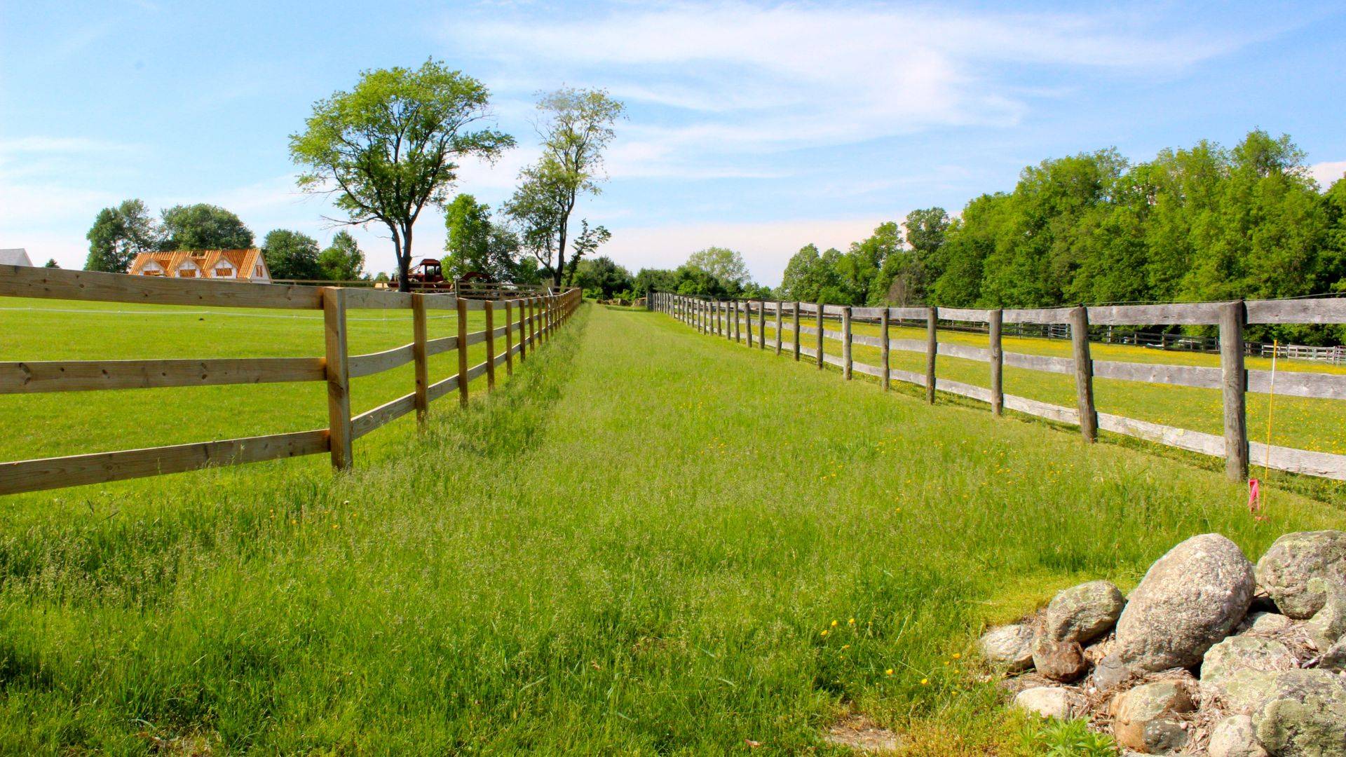 Rolling Pasture on a farm