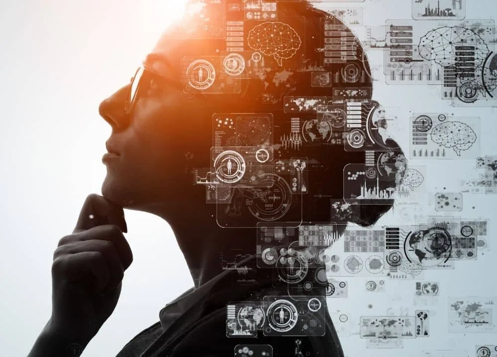 Representation of AI helping to brainstorm ideas