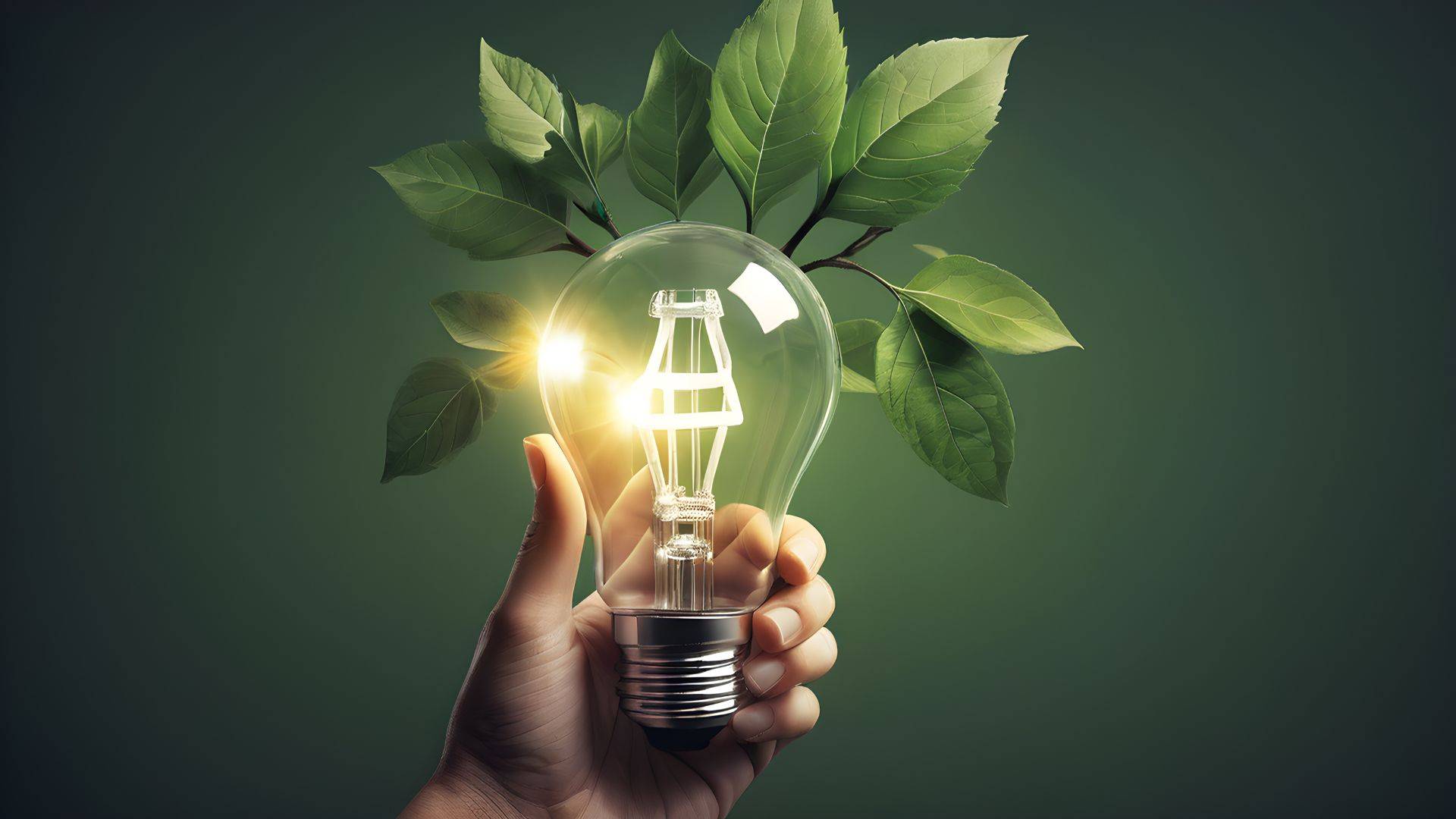 Farm marketing ideas and AI solutions symbolized by light bulb with green leaves