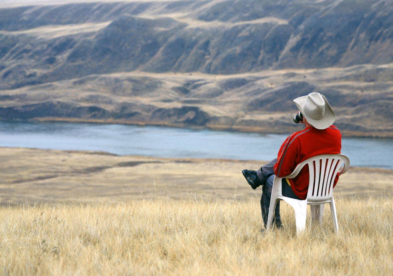 Farmer finding peace on the farm when focusing on positive customers