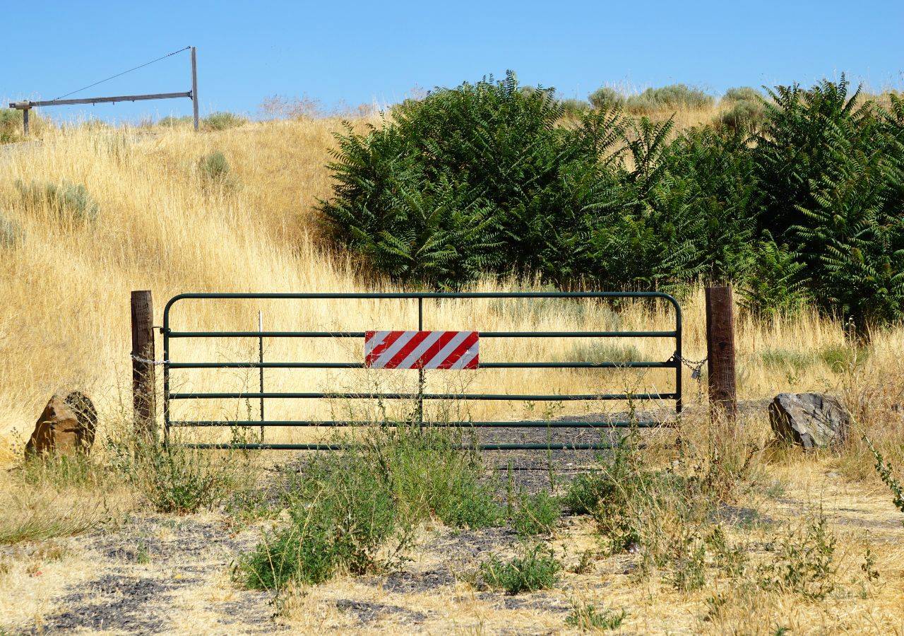 fence gate locked representing facebook and instagram owning your followers - not you